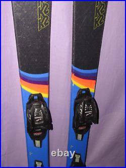 K2 Dreamweaver girl's jr skis 129cm with Marker 7.0 Gripwalk adjustable bindings