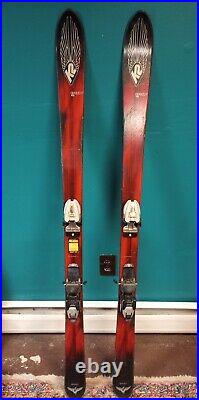 K2 Energy 63 Skis 163cm With Marker Bindings Red & Black With Gray