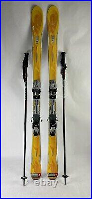 K2 Escape Cruiser All-Mountain Skis 153cm With Marker M1000 Bindings Scott Poles