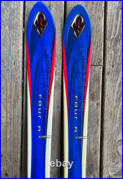 K2 FOUR R Mountain Skis 160cm with MARKER M 1000 Bindings