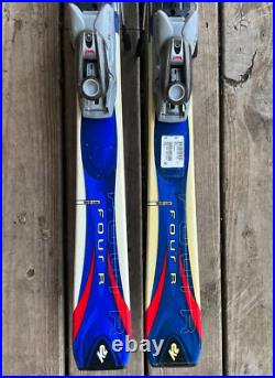 K2 FOUR R Mountain Skis 160cm with MARKER M 1000 Bindings
