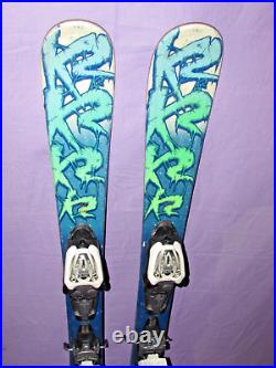 K2 INDY kid's jr all mtn skis 100cm with Marker 4.5 DEMO adjustable ski bindings
