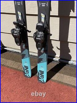K2 Indy 124 or 136cm skis withMarker GW 7.0 Adjustable Bindings GREAT CONDITION