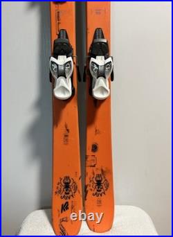 K2 JUVY Jr kid's Twin Tip skis 139cm w Marker 7.0 adjustable youth ski bindings