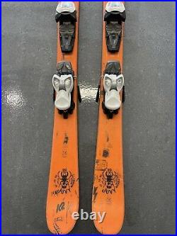 K2 Juvy All Terrain Rocker Twin Tip Skis withMarker Bindings Size 119 cm Orange