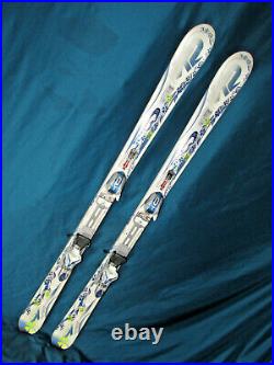 K2 Lotta LUV TNine T9 women's skis 153cm with Marker MOD 11.0 adjust. Bindings