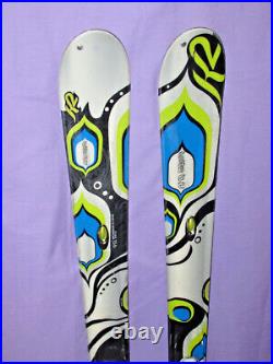 K2 Lotta LUV TNine T9 women's skis 156cm with Marker 11.0 adjustable bindings