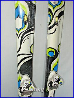K2 Lotta LUV TNine T9 women's skis 163cm with Marker TC 11.0 adjust. Bindings