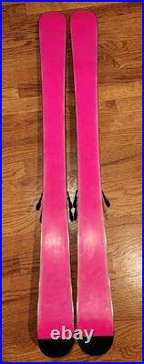 K2 Luv Bug 112 cm Junior Snow Skis With Marker 4.5 Bindings Pink
