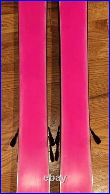 K2 Luv Bug 112 cm Junior Snow Skis With Marker 4.5 Bindings Pink