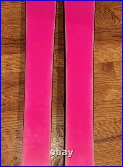 K2 Luv Bug 112 cm Junior Snow Skis With Marker 4.5 Bindings Pink