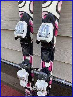 K2 Luv Bug Girls 100cm Skis withMarker 4.5 Kids Bindings GREAT CONDITION