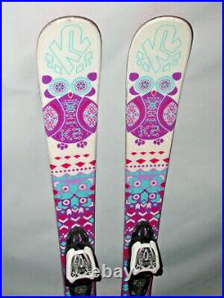K2 MISSY girl's jr freestyle skis 129cm with Marker 7.0 DEMO youth ski bindings