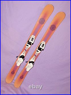 K2 Missconduct Jr girl's twin tip skis 119cm with Marker 4.5 FDT adjust. Bindings