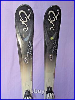 K2 ONE LUV TNine women's skis 146cm with Marker MOD 11.0 adjustable ski bindings