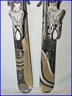 K2 ONE LUV TNine women's skis 156cm with Marker M1 11.0 Ti adjustable bindings