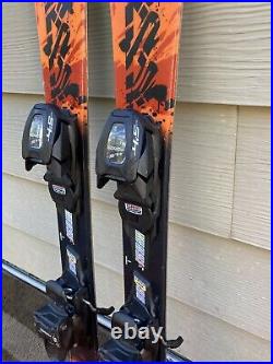 K2 Press 109 or 119cm Jr Twin-Tip Skis with Marker 4.5 Bindings GREAT CONDITION