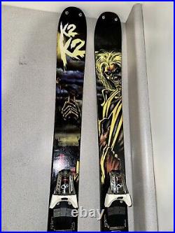 K2 Revival Limited Edition Iron Maiden Skis 159cm To Use Or Wall Art Collectible K2 Revival Limited Edition Iron Maiden Skis 159cm To Use Or Wall Art Collectible