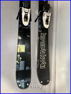 K2 Rival Iron Maiden Skis 159cm Super Rare Used Marker Bindings