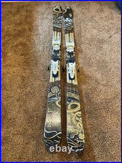 K2 Skis Kung Fujas Size 179cm with Marker Schizo 12.0 bindings
