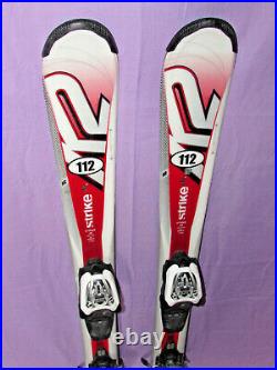 K2 Strike JR kid's skis 112cm with Marker 4.5 DEMO adjustable youth ski bindings
