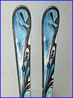 K2 TRUE LUV TNine women's skis 163cm with Marker ERP 10.0 adjustable bindings