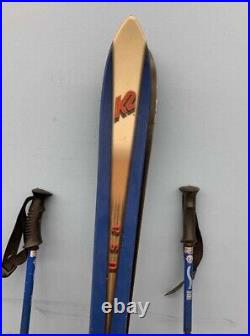 K2 Two 58 Skis With Marker M27 Bindings 160cm Includes Scott Alpine. 125/50