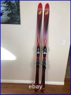 K2 USA Red Skis 188, 3.5 Torsion Coupler with Marker M8.1 Logic 1 Graph Bindings