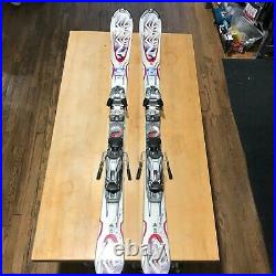 K2 amp 124cm smaller adult/teenager skis with marker bindings