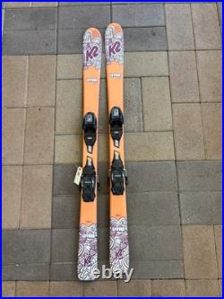 Kid's K2 Luv Bug 124 cm All Mountain Skis Marker 4.5 Bindings