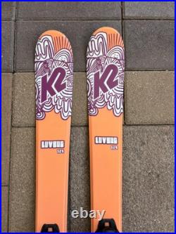 Kid's K2 Luv Bug 124 cm All Mountain Skis Marker 4.5 Bindings