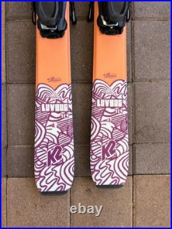 Kid's K2 Luv Bug 124 cm All Mountain Skis Marker 4.5 Bindings