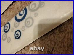 Kids Nordica Olympia J Skis With Marker 4.5 Bindings Size 110 White Blue Pink