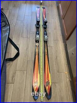 Lot Two Classic K2 Merlin IV Skis with Marker SC2 Graphite Bindings