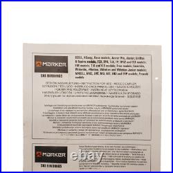 MARKER 6570W1KA M2 10.0 TP 85mm GRIP WALK Ski Bindings, Black DIN 3.0 10.0