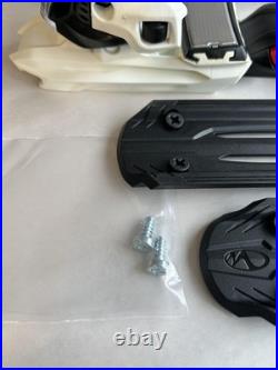 Marker 10.0 Fastrak III Ski Bindings TP System 80mm DIN 3-10 Black White Alpine