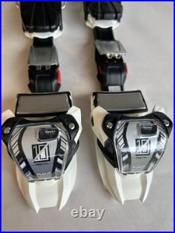 Marker 10.0 Fastrak III Ski Bindings TP System 80mm DIN 3-10 Black White Alpine