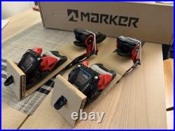 Marker Duke PT 13 Ski Bindings Black Red Silver Adjustable Toe Ramp Unisex