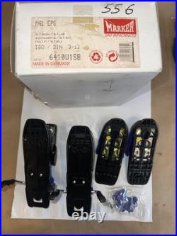 Marker M41 EPS Twincam Ski Bindings Black Blue/Purple DIN 3-11 Germany Open Box
