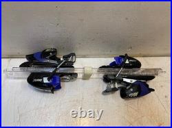 Marker M4.1 Logic Biotech Toe Ski Boot Bindings Complete Pair Blue