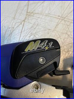 Marker M4.1 Logic Biotech Toe Ski Boot Bindings Complete Pair Blue