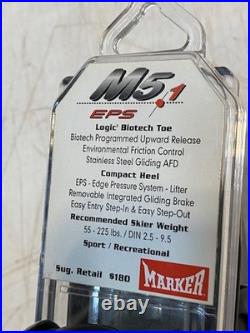 Marker M5.1 EPS Logic Biotech Toe Ski Boot Bindings Complete Pair