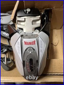 Marker M900 EPS Ski Bindings DIN 2.5-9 New in Box Silver Black Smoke