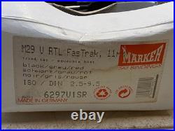 Marker Ski Bindings 6297V1SR Fixed Toe Moveable Heel M29 V RTL FasTrak 11mm