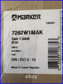 Marker Squire 10 Quikclik B85 Ski Bindings DIN Range 3-10 Brand New in a Box