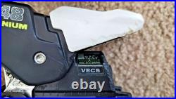 Marker VECS M48 Titanium Racing Ski Bindings Black READ DESC