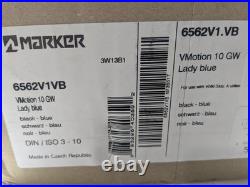 Marker VMotion 10 GW Ski Bindings Lady Blue DIN 3 to 10 Volkl System Open Box