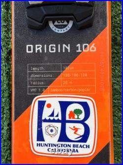 Men's 2023 Liberty Origin 106 182 cm All Mountain Skis Marker Griffon 13