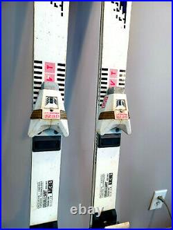 Mens Rossignol Skis 168 Cm LONE STAR with Marker Snow Bindings White Black