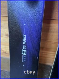 Moment Siren Ski 2025 2026 Marker Squire 11 Binding Skied Once 164 cm 98 mm